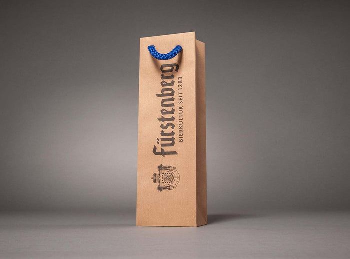 Individuell bedruckte Geschenktasche für Flaschen Motiv Fürstenberg