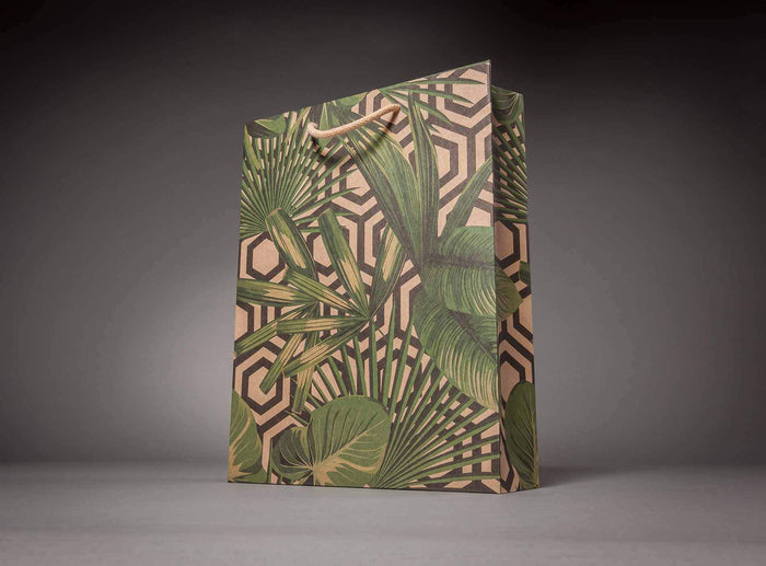 Umweltfreundliche Papiertasche bedruckt Motiv Natur